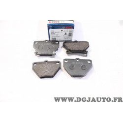 Lot 4 plaquettes de frein arriere montage akebono Bosch BP350 0986424630 pour toyota corolla E110 E120 verso E121 yaris P1 P2 