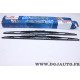Jeu 2 balais essuie glace 2x 650mm avec gicleur lave glace Bosch 657S 3397118334 pour citroen C8 fiat ulysse 2 II lancia phedra 