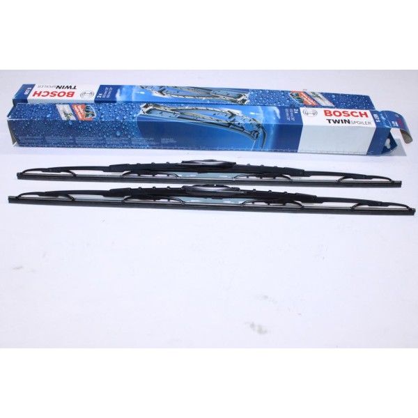 Jeu 2 balais essuie glace 2x 650mm avec gicleur lave glace Bosch 657S 3397118334 pour citroen C8 fiat ulysse 2 II lancia phedra 