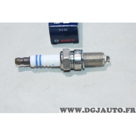 Lot 3 bougies allumage Bosch X5DC 0241145500 pour BMW serie 6 E24 635 CSI 