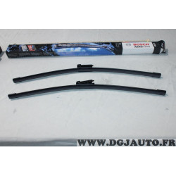 Jeu 2 balais essuie glace souple aerotwin 550mm + 530mm Bosch A290S 3397007290 pour audi TT BMW Z4 G29 cadillac STS mini aceman 