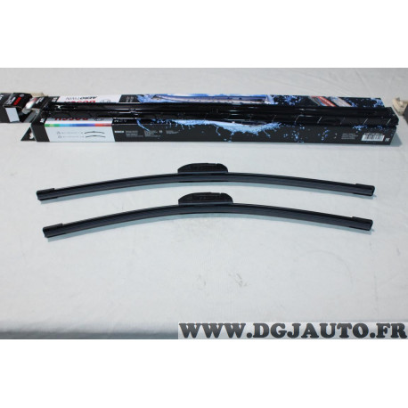 Jeu 2 balais essuie glace souple aerotwin 530mm + 475mm Bosch AR533S 3397118902 pour alfa romeo 166 audi A3 chevrolet optra 