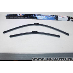 Jeu 2 balais essuie glace souple aerotwin 750mm + 500mm Bosch A077S 3397014077 pour ford transit 7 VII V363 tourneo custom V362 