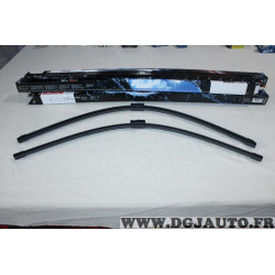 Jeu 2 balais essuie glace souple aerotwin 800mm + 750mm Bosch A313S 3397007313 pour citroen C4 picasso 