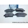 Jeu 4 plaquettes de frein avant montage akebono Bosch BP288 0986424535 pour toyota yaris P1