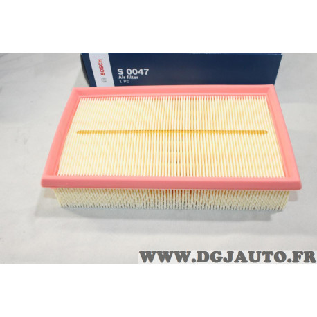 Filtre à air moteur Bosch S0047 F026400047 pour renault clio 3 III modus nissan micra K12 note E11 tiida C11 cube Z12 NV200 M20 
