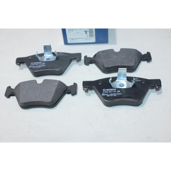 Lot 4 plaquettes de frein avant montage teves Bosch 0986494118 BP1028 pour BMW serie 3 5 X1 Z4 E60 E61 E84 E89 E90 E91 E92 E93 