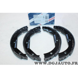 Jeu 4 machoires de frein arriere 185x20mm montage teves Bosch BS845 0986487607 pour BMW serie 1 3 5 E39 E46 E81 E82 E84 E87 E88 