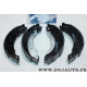 Jeu 4 machoires de frein arriere 203x39mm montage lucas Bosch BS827 0986487585 pour citroen ZX saxo xsara dacia logan sandero
