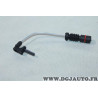 1 Contacteur capteur temoin usure plaquettes de frein Bosch AP160 1987474901 pour mercedes 190 classe S SL E G SLK CLK W123