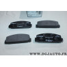 Jeu 4 plaquettes de frein arriere montage sumitomo Bosch BP144 0986424295 pour mazda 323 626 RX7