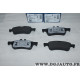 Jeu 4 plaquettes de frein arriere montage teves Bosch BP973 0986494063 pour mini one cooper R50 R52 R53