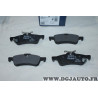 Jeu 4 plaquettes de frein arriere montage teves Bosch BP1734 0986494719 pour honda civic 9 IX FK