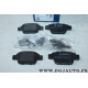 Jeu 4 plaquettes de frein arriere montage bendix Bosch BP336 0986494030 pour alfa romeo mito fiat stilo bravo 2 II multipla