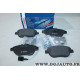 Jeu 4 plaquettes de frein avant montage bendix Bosch BP338 0986424596 pour fiat stilo idea grande punto bravo 2 II doblo 3 III