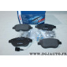 Jeu 4 plaquettes de frein avant montage bendix Bosch BP338 0986424596 pour fiat stilo idea grande punto bravo 2 II doblo 3 III