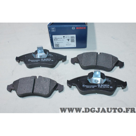 Jeu 4 plaquettes de frein avant montage teves Bosch BP101 0986424218 pour mercedes sprinter W901 W902 W903 W904 vito W638 