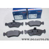 Jeu 4 plaquettes de frein arriere montage teves Bosch BP102 0986424219 pour mercedes sprinter W901 W902 W903 W904 volkswagen
