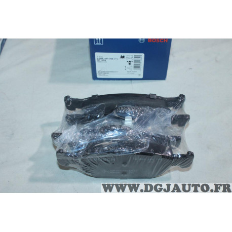 Jeu 4 plaquettes de frein avant montage teves Bosch BP1959 0986494785 pour honda civic 9 IX FK FC 