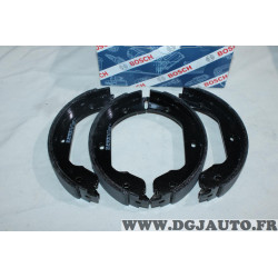 Jeu 4 machoires de frein arriere 185x30mm montage teves Bosch BS860 0986487625 pour BMW serie 3 5 6 7 X3 X5 X6 Z4 E39 E46 E53 