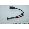 Contacteur capteur temoin d'usure plaquettes de frein Bosch AP607 1987474507 pour audi A6 A7 Q5
