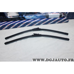 Jeu 2 balais essuie glace souple 650MM + 600MM Bosch A215S 3397007215 pour fiat ducato 3 III citroen jumper audi Q7 mercedes 
