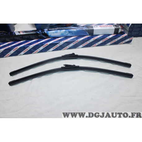 Jeu 2 balais essuie glace souple 650MM + 600MM Bosch A215S 3397007215 pour fiat ducato 3 III citroen jumper audi Q7 mercedes 