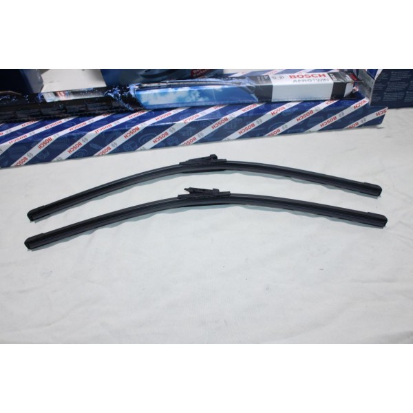 Jeu 2 balais essuie glace souple 650MM + 600MM Bosch A215S 3397007215 pour fiat ducato 3 III citroen jumper audi Q7 mercedes 
