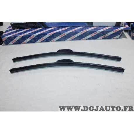 Jeu 2 balais essuie glace souple aerotwin 550M + 530MM attache standard Bosch AR550S 3397118906 pour fiat alfa romeo lancia 