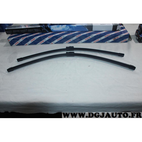 Jeu 2 balais essuie glace souple aerotwin 700M + 625MM Bosch A962S 3397118962 pour renault modus 