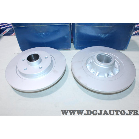 Jeu 2 disques de frein arriere plein 274mm diametre Bosch BD1530 0986479695 pour renault kangoo 2 II 