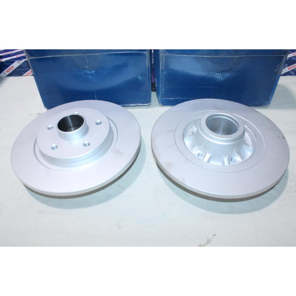 Jeu 2 disques de frein arriere plein 274mm diametre Bosch BD1530 0986479695 pour renault kangoo 2 II 