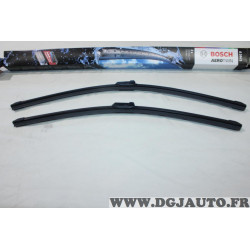 Jeu 2 balais essuie glace souple aerotwin 625mm + 550mm Bosch A244S 3397014244 pour volkswagen tiguan 2 3 II III atlas touareg 