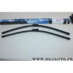 Jeu 2 balais essuie glace souple aerotwin 700mm + 650mm Bosch A100S 3397007100 pour mercedes vito viano W639 peugeot 307 