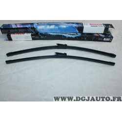 Jeu 2 balais essuie glace souple aerotwin 600mm + 550mm Bosch A294S 3397007294 pour smart fortwo 2 II 