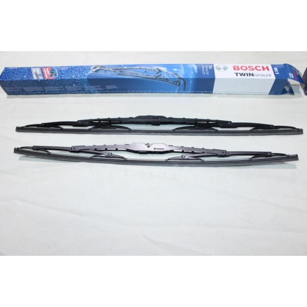 Jeu 2 balais essuie glace twin spoiler 600MM + 530MM Bosch 801S 3397001802 pour citroen C5 honda FR-V HR-V civic 9 10 IX X 