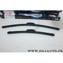 Jeu 2 balais essuie glace souple aerotwin 550mm + 400mm Bosch AR552S 3397118984 pour alfa romeo 147 GT chevrolet daewoo kalos 