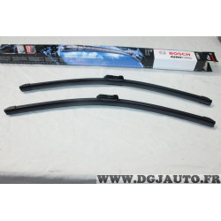Jeu 2 balais essuie glace 530mm + 530mm souple aerotwin Bosch A051S 3397009051 pour skoda roomster fabia 2 II 