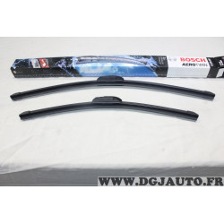 Jeu 2 balais essuie glace souple aerotwin 600mm + 475mm Bosch AR607S 3397118909 pour BMW serie 3 E46 chevrolet orlando malibu 