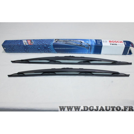 Jeu 2 balais essuie glace avec spoiler et gicleur 700mm + 650mm Bosch 703S 3397118205 pour mercedes vito W639 
