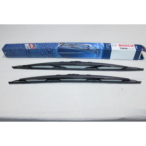 Jeu 2 balais essuie glace avec spoiler et gicleur 700mm + 650mm Bosch 703S 3397118205 pour mercedes vito W639 
