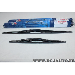 Lot 2 balais essuie glace 650MM + 450MM avec gicleurs Bosch 651 3397118321 pour renault espace 3 III avantime 