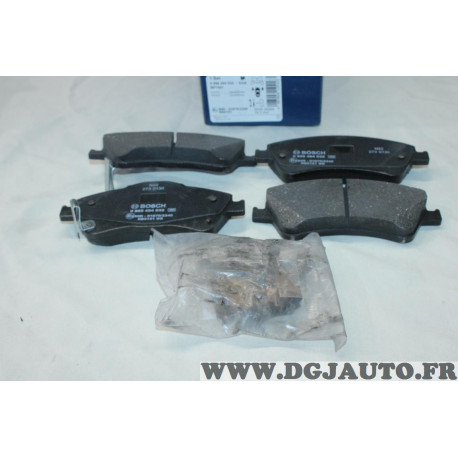 Jeu 4 plaquettes de frein avant montage bosch Bosch BP1921 0986494932 pour toyota auris E15 E18 corolla E150 avensis T27 verso 