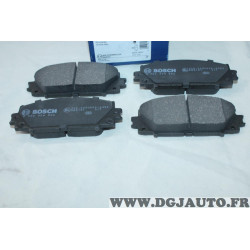 Jeu 4 plaquettes de frein avant montage akebono Bosch BP1874 0986494886 pour toyota IQ AJ10 yaris XP13 