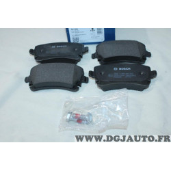 Jeu 4 plaquettes de frein arriere montage lucas Bosch BP1235 0986494303 pour audi A4 A6 A8 volkswagen transporter T6 