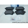 Jeu 4 plaquettes de frein arriere montage lucas Bosch BP1235 0986494303 pour audi A4 A6 A8 volkswagen transporter T6