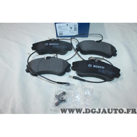Jeu 4 plaquettes de frein avant montage lucas Bosch BP204 0986424414 pour citroen berlingo xsara peugeot 306 partner 