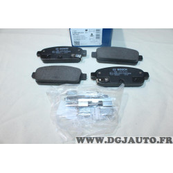 Jeu 4 plaquettes de frein arriere montage teves Bosch BP1357 0986494634 pour opel astra J zafira C cascada ampera chevrolet 