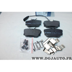 Jeu 4 plaquettes de frein arriere montage lucas Bosch BP457 0986494619 pour volkswagen transporter T4 