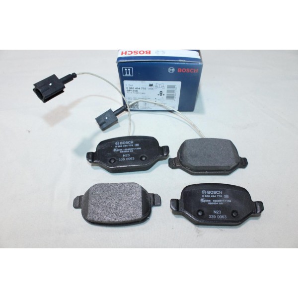 Jeu 4 plaquettes de frein arriere montage lucas Bosch BP1950 0986494776 pour alfa romeo mito 